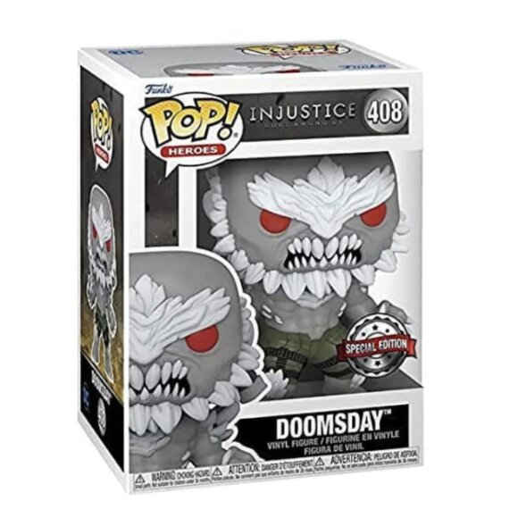 Funko Pop! Doomsday Vinyl Figure #408 – Epic DC Collectible! - Picture 2 of 2
